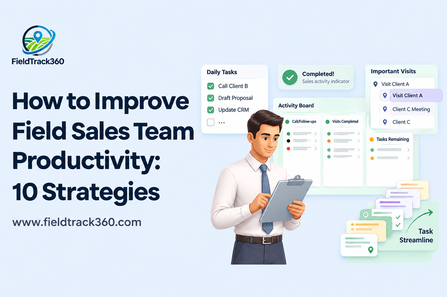 How to Improve Field Sales Team Productivity